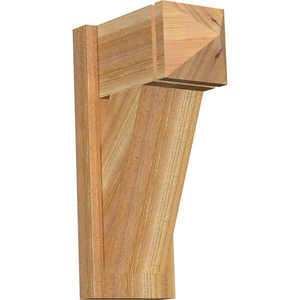 Ekena Millwork Traditional Arts & Crafts Rough Sawn Outlooker, Western Red Cedar, 8"W x 14"D x 22"H OUT08X14X22TRA03RWR - main
